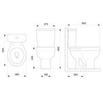 VASO SANITARIO COM CAIXA ACOPLADA 3/6 LTS CONFORT BRANCO CELITE