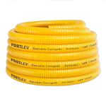MANGUEIRA PVC CORRUGADA AMARELA 20MM 13000200 FORTLEV