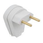 PLUG MACHO PADRÃO 90º 2P 20A 250V CINZA 1454 FAME