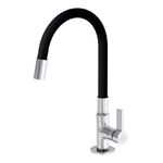 TORNEIRA COZINHA BANCADA FLEX BLACK 6280 C-74 5/8" 24942 PEVILON