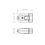 PLUG FÊMEA 2P+T 10A 250V 57402/053 TRAMONTINA