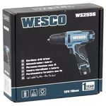 PARAFUSADEIRA/FURADEIRA 10MM 12V WS2556 WESCO