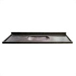 PIA COM CUBA INOX BELLA 1,50X55 VERDE UBATUBA 50112385 VENTURINI
