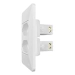 TOMADA DUPLA 2P+T 10A COM PLACA SISTEMA EXTERNO 1407 FAME