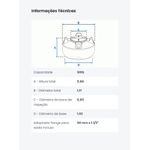 TANQUE POLIETILENO 500LTS 2070089 FORTLEV