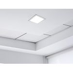 PAINEL LED QUADRADO EMBUTIR LUX 24W 4000K BIVOLT BRANCO 8285 TASCHIBRA