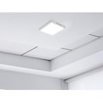 PAINEL LED QUADRADO BRANCO SOBREPOR 28X28 LUX 24W 6500K 8140 TASCHIBRA