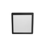 PAINEL LED QUADRADO SOBREPOR 28X28 LUX 24W 6500K PRETO 0920 TASCHIBRA