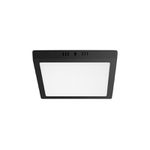PAINEL LED QUADRADO SOBREPOR 28X28 LUX 24W 6500K PRETO 0920 TASCHIBRA