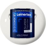 TINTA SUPER ACRÍLICA TOQUE SUAVE BRANCO NEVE 3,6 LITROS 5001001 LEINERTEX