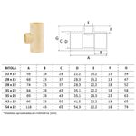 CPVC TE REDUÇÃO FFF DN28X22" AMANCO