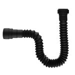 SIFÃO SANFONADO UNIVERSAL PRETO FOSCO SSUM4 ASTRA