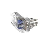 PROTETOR DPS ICLAMPER 3 PINOS 10A POCKET FIT TRANSPARENTE 90º 015407 CLAMPER