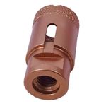 SERRA COPO DIAMANTADA PARA ESMERILHADEIRA ROSCA M14 32MM 61873 CORTAG