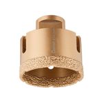 SERRA COPO DIAMANTADA PARA ESMERILHADEIRA ROSCA M14 64MM 61876 CORTAG