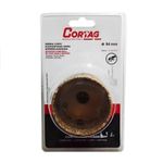 SERRA COPO DIAMANTADA PARA ESMERILHADEIRA ROSCA M14 64MM 61876 CORTAG