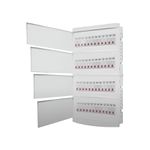 QUADRO DE DISTRIBUIÇÃO EMBUTIR SLIM DISJUNTOR 64D SEM BARRAMENTO BRANCO TIGRE