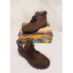 COTURNO FIRE DISCOVERY BICO PVC NOBUCK CAFÉ NEW BOOTS