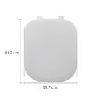 ASSENTO SANITÁRIO ALMOFADADO QUADRA TQD/K*GE-17 ASTRA