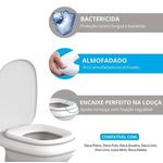 ASSENTO SANITÁRIO ALMOFADADO QUADRA TQD/K*GE-17 ASTRA
