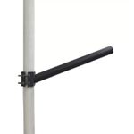 BRAÇO/SUPORTE PARA LUMINÁRIA DE POSTE 50X450MM PRETO 15100097 TASCHIBRA