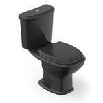 VASO SANITÁRIO COM CAIXA ACOPLADA FIT PLUS PRETO 1667730022300 CELITE