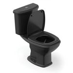 VASO SANITÁRIO COM CAIXA ACOPLADA FIT PLUS PRETO 1667730022300 CELITE