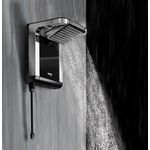 CHUVEIRO DUCHA ACQUA STAR ULTRA BLACK CROMADO 7800W 220V 7540554 LORENZETTI