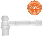 SIFÃO SANFONADO UNIVERSAL TIPO COPO BRANCO SSUC*BR1 ASTRA