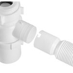 SIFÃO SANFONADO UNIVERSAL TIPO COPO BRANCO SSUC*BR1 ASTRA