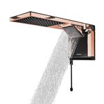 CHUVEIRO ACQUA DUO ELETRÔNICO BLACK/ROSE GOLD 7800W 220V 7510127 LORENZETTI
