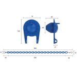 OBTURADOR UNIVERSAL SAÍDA CAIXA ACOPLADA COM CORRENTE 340210-21 BLUKIT