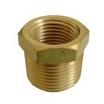 BUCHA REDUÇÃO LATÃO 1/2" X 3/4" 08029 ARAÚJO METAIS
