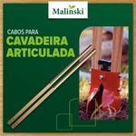 CABO MADEIRA PARA CAVADEIRA QUADRADA 1,80 MTS 70805 70803 MALINSKI