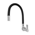 TORNEIRA COZINHA PAREDE FLEX PRETA C-65 1/4V. (G) 02286 ARAÚJO METAIS