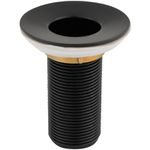 VÁLVULA PARA LAVATÓRIO METAL PRETA 1.1/4" 01605 ARAÚJO METAIS