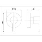 ACABAMENTO REGISTRO DOCOL GALI CHROME 1.1/2" E 1.1/4" 00806606 DOCOL