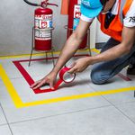 FITA DE DEMARCACAO AMARELA 48MMX15M 21241048200 SAINT GOBAIN