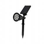 SPOT LED 3W ESPETO JARDIM SOLAR SUNSHINE 6500K PRETO 2397 TASCHIBRA