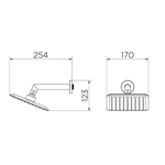CHUVEIRO DOCOLSLIM CHROME 1/2" 01753406 DOCOL