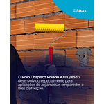 ROLO TEXTURA RUSTICA E CHAPISCO 23CM 110/85 ATLAS