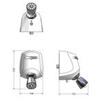 CHUVEIRO DUCHA RELAX MULTITEMPERATURAS BCO 5500W 220V 75400110 LORENZETTI