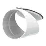 VÁLVULA DE RETENÇÃO DE ESGOTO 100MM VALEPLAST