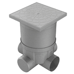 PROLONGADOR PARA CAIXA PASSAGEM/INSPEÇÃO 17,8X22,5CM CINZA 11821724 FORTLEV