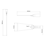 CAVADEIRA RETA C/CABO METAL 1,20 MTS 77553/945 TRAMONTINA