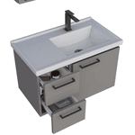 ARMÁRIO TOUCADOR AÇO ROMÃ SUSPENSO 62 X 40 X 36CM CINZA P101872 COZIMAX