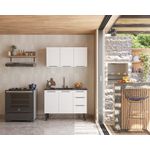 GABINETE AÇO JÚPITER 3 GAVETAS 117CM BRANCO P101616 COZIMAX