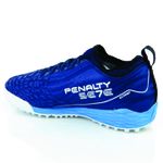 Chuteira Society Penalty Se7e Locker XXI - Marinho/Azul/Branca