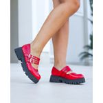 Mocassim Boneca Vermelho 