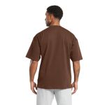 Camiseta Oversized Algodão Masculina Marrom